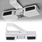 White Car Auto Sun Visor Sunglasses Receipt Clip Eye Glasses Ticket Card Holder