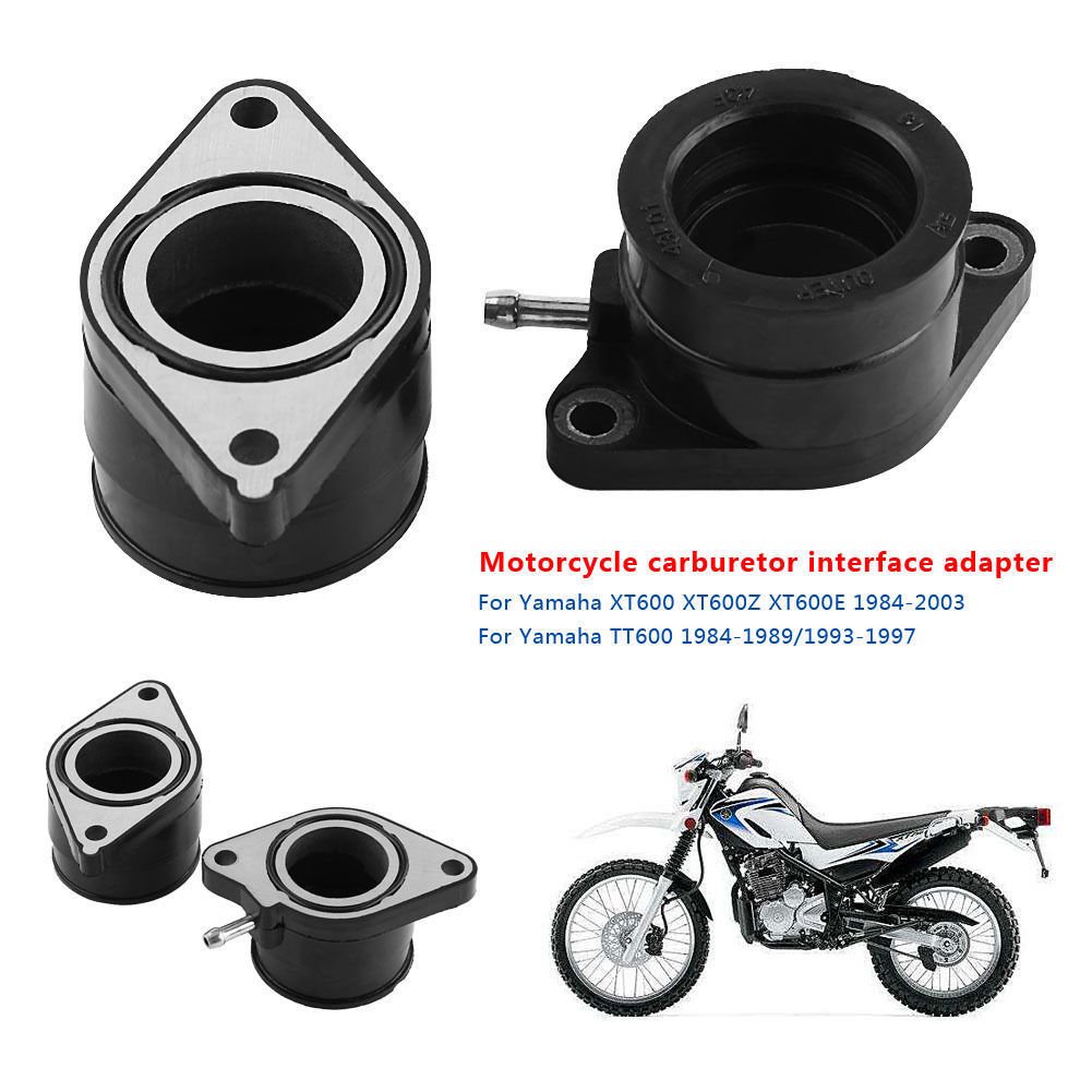 Carburetor Intake Interface Adapter New for Yamaha XT600 XT600Z XT600E 1984-2003