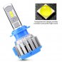 1 Pair H7 70W 9600lm Car LED Headlight Kit Lamp High Low Beam Bulb 6000K White