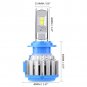 1 Pair H7 70W 9600lm Car LED Headlight Kit Lamp High Low Beam Bulb 6000K White