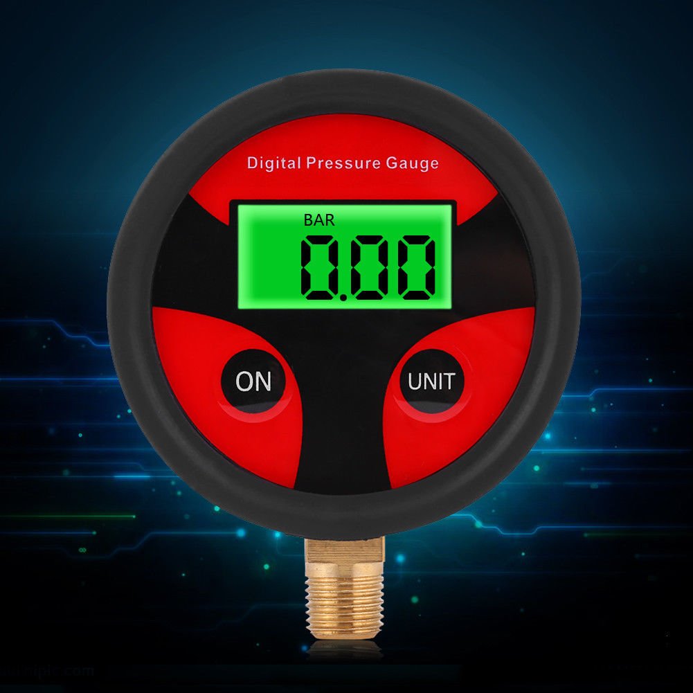 0-200PSI Digital Tyre Tire Air Pressure Gauge LCD Manometer Car Truck Motorbike