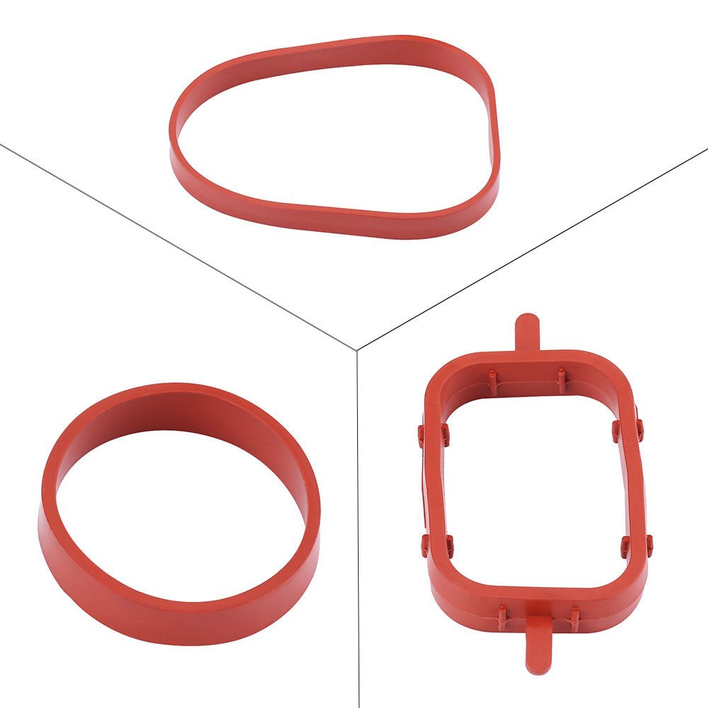 6Pcs Intake Manifold Gaskets For BMW M57 E39 E46 E60 E61 E65 E90 E91