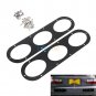 2x Universal Car Auto Aluminium Rear Bumper Race Air Diversion Diffuser Panel EL