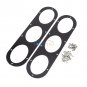 2x Universal Car Auto Aluminium Rear Bumper Race Air Diversion Diffuser Panel EL