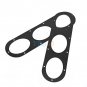 2x Universal Car Auto Aluminium Rear Bumper Race Air Diversion Diffuser Panel EL