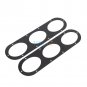 2x Universal Car Auto Aluminium Rear Bumper Race Air Diversion Diffuser Panel EL
