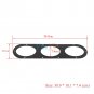 2x Universal Car Auto Aluminium Rear Bumper Race Air Diversion Diffuser Panel EL