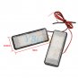 LED Rectangle Strobe Reflector Motorcycle Tail Brake Signal Light New Colorful