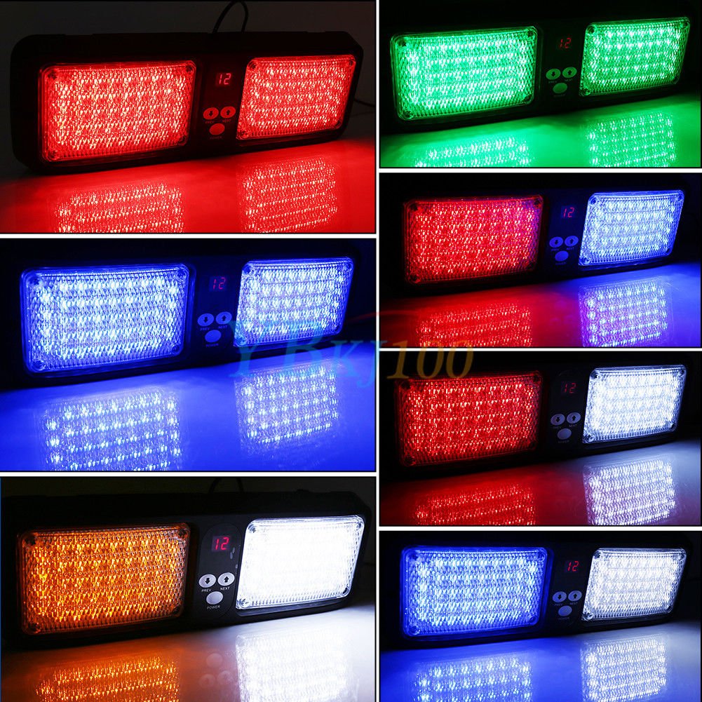 Emergency Beacon Auto Car Sun Visor Strobe Flash Light Warning Lights Lamp New