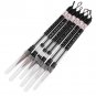 6Pcs/set Piston Water Brush Chinese Calligraphy Pen Soft/Hard Hair L+M+S Durable