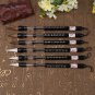 6Pcs/set Piston Water Brush Chinese Calligraphy Pen Soft/Hard Hair L+M+S Durable