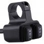 CNC Motorcycle Handlebar Mount Headlight Spotlight 3 Way On/Off Dual Switch