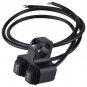 CNC Motorcycle Handlebar Mount Headlight Spotlight 3 Way On/Off Dual Switch