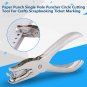 Paper Puncher Single Hole Circle Punch Cutting Tool For Crafts Scrapbooking coi