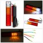 2pcs LED Tail Rear Reverse Lights Turn Ute Truck Trailer Caravan Indicator 12V