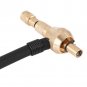 Universal Tire Digital Screen Pressure Gauge Measurement with 2x Gold Tire Core