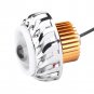 1X Motorcycle LED Headlight Lens Angel Devil Eye Head Lamp Cyclone-Type Blue/Red