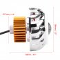 1X Motorcycle LED Headlight Lens Angel Devil Eye Head Lamp Cyclone-Type Blue/Red