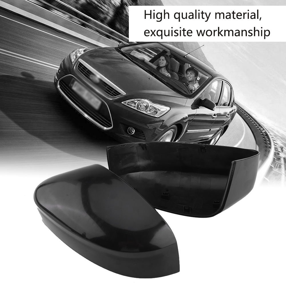 1 Pair Auto Car Rearview Side Mirror Cover Cap Shell for Ford Focus 2012-2016