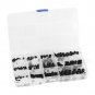 240pcs M3/M4/M5/M6/M8 Carbon Steel Hex Screw Set Grub Screws Bolts +Plastic Case