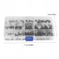 240pcs M3/M4/M5/M6/M8 Carbon Steel Hex Screw Set Grub Screws Bolts +Plastic Case