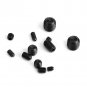 240pcs M3/M4/M5/M6/M8 Carbon Steel Hex Screw Set Grub Screws Bolts +Plastic Case