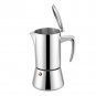 Silver Stainless Steel Moka Pot Espresso Coffee Make for Gas & Electric Stovetop