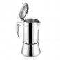 Silver Stainless Steel Moka Pot Espresso Coffee Make for Gas & Electric Stovetop