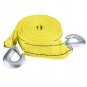 4 Meter Load 5 Ton Car Trailer Towing Rope Strap Cable w/Hook Emergency Vehicle
