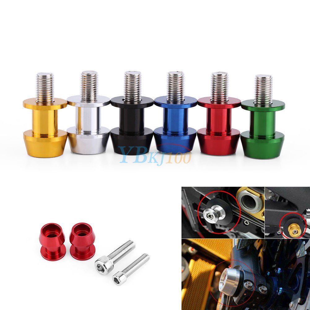 2pc CNC Swing Arm Spools Slider Stand Bobbins 8/10mm For Honda Ducati Motorcycle
