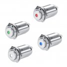 Car Waterproof Self-locking 12mm On/Off Push Button Switch latching 1NO Hot