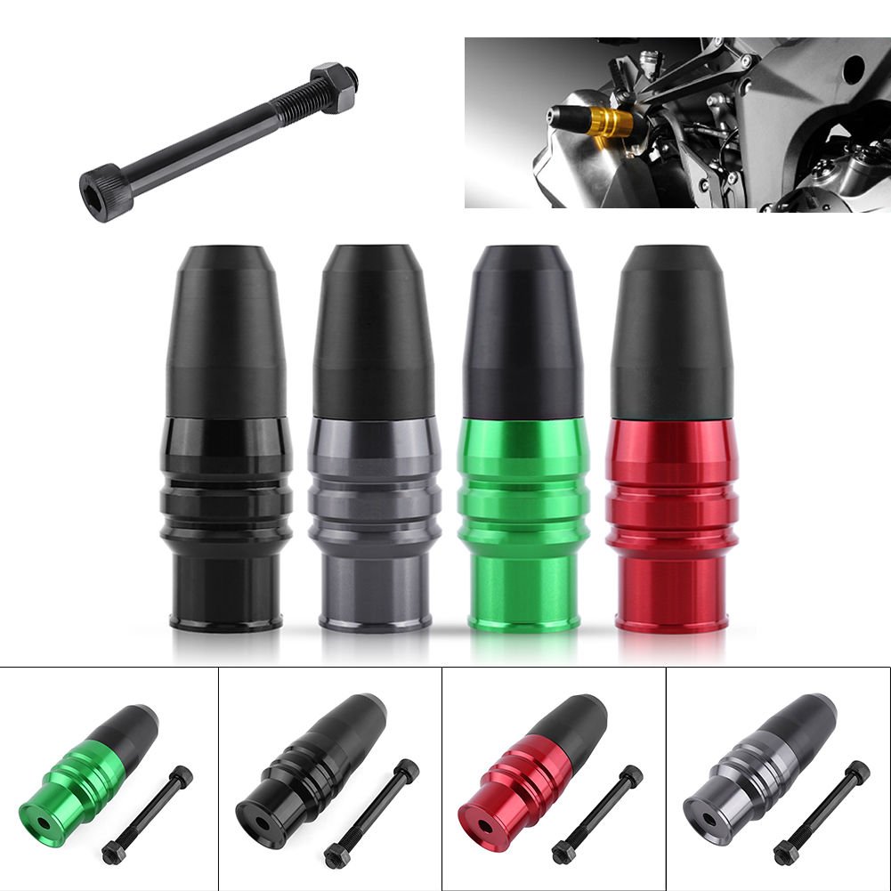 Motorcycle Bike CNC Exhaust Frame Slider Crash Pad Protector New For Kawasaki