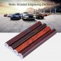 Wood Grain Textured Car Interior Film Panel Wrap Sticker Vintage Style Universal
