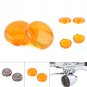 2Pcs Motorcycle Turn Signal Light Lens Cover For Harley Dyna Softail Sportster