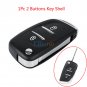2 Button Remote Car Flip Key Fob Shell Case For Peugeot 207 307 308 407 607 Cool