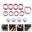 4 x 22 mm Swirl Flap Replacements Removal Blanks Manifold Gaskets for BMW M47