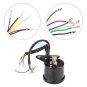 Motorcycle Dual Odometer Speedometer Gauges Gear Display w/ LED Indicator DC 12V
