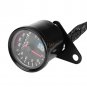 Motorcycle Dual Odometer Speedometer Gauges Gear Display w/ LED Indicator DC 12V