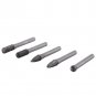 5 Head Tungsten Carbide 8MM Rotary Point Burr Die Grinder 6mm Shank Bit Set coi