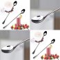 Durable 6Pcs/Set Stainless Steel Dessert Spoons Coffee Tea Ice Cream Tableware