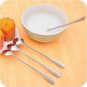 Durable 6Pcs/Set Stainless Steel Dessert Spoons Coffee Tea Ice Cream Tableware