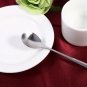 Durable 6Pcs/Set Stainless Steel Dessert Spoons Coffee Tea Ice Cream Tableware