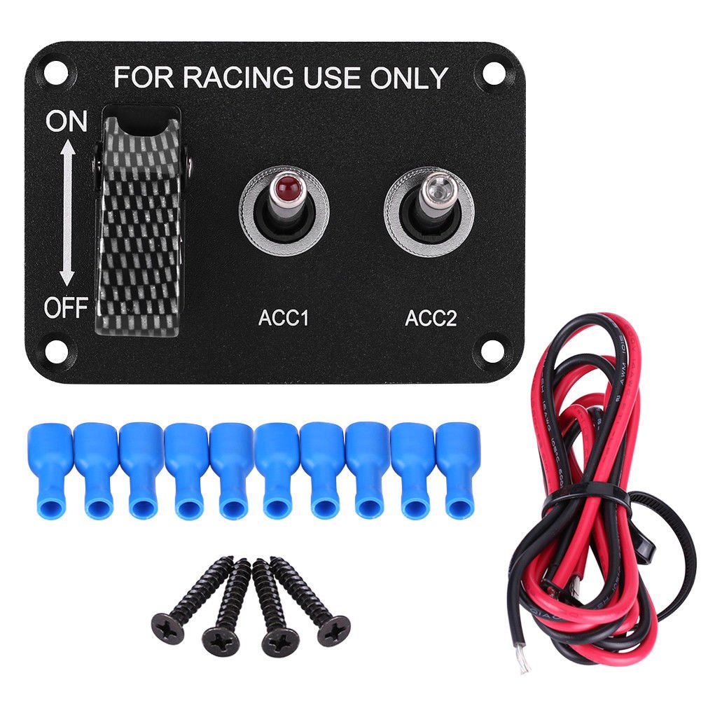 Racing Car Circuit Modified Panel Switch Toggle On/Off Switches 12V Universal