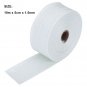 Car Motorcycle 10m x 5cm* 1.5mm White Exhaust Pipe Wrap Cloth With 10x Clips