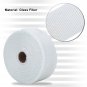 Car Motorcycle 10m x 5cm* 1.5mm White Exhaust Pipe Wrap Cloth With 10x Clips