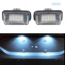 White LED Number License Plate Light For Peugeot 12V/24V 18SMD 308/5008 Partner