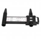 PCD Gauge Ruler Rim Car Wheel Bolt Pattern Measuring Tool Hole 4 5 6 8 Lug Black