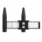 PCD Gauge Ruler Rim Car Wheel Bolt Pattern Measuring Tool Hole 4 5 6 8 Lug Black