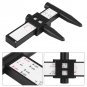 PCD Gauge Ruler Rim Car Wheel Bolt Pattern Measuring Tool Hole 4 5 6 8 Lug Black