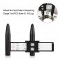 PCD Gauge Ruler Rim Car Wheel Bolt Pattern Measuring Tool Hole 4 5 6 8 Lug Black